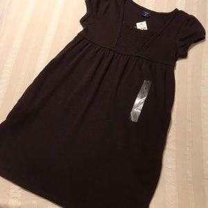 Girls GapKids Solid Brown Dress